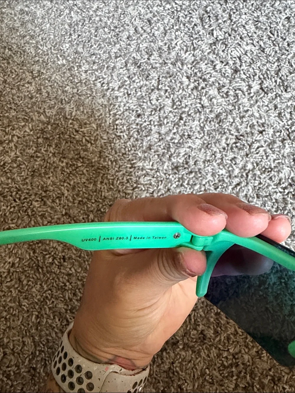 Kids Mirrored Heatwave glasses  - Teal Pink Lens